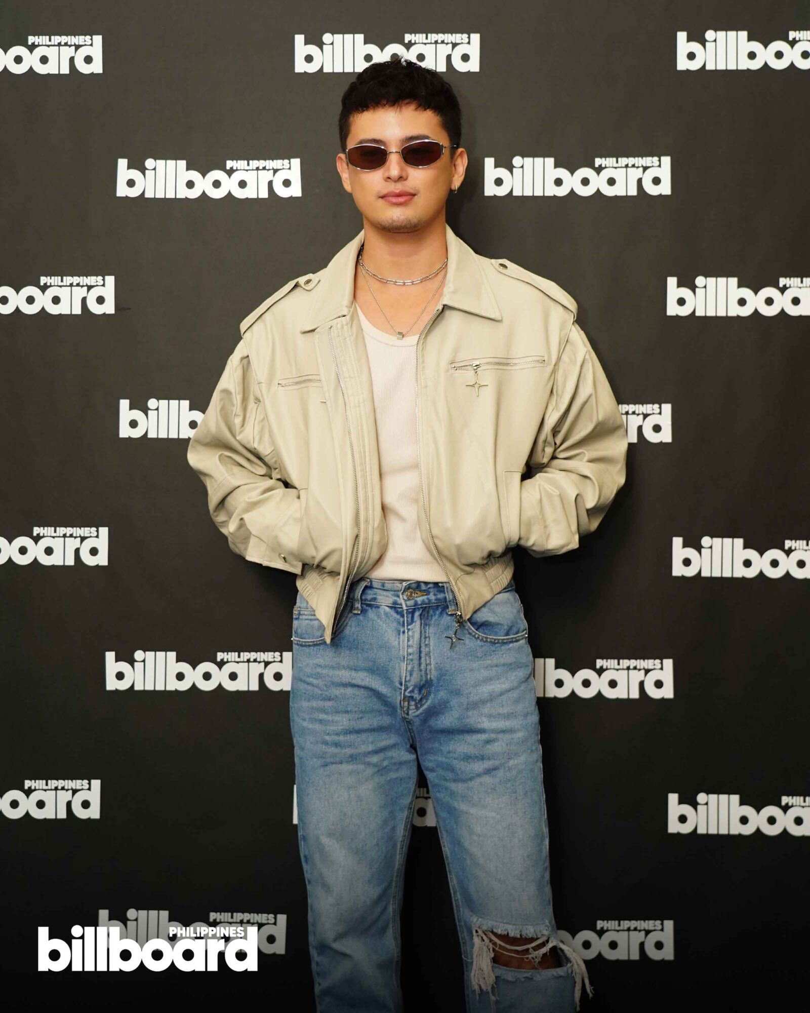 James Reid on the Billboard PH blue carpet