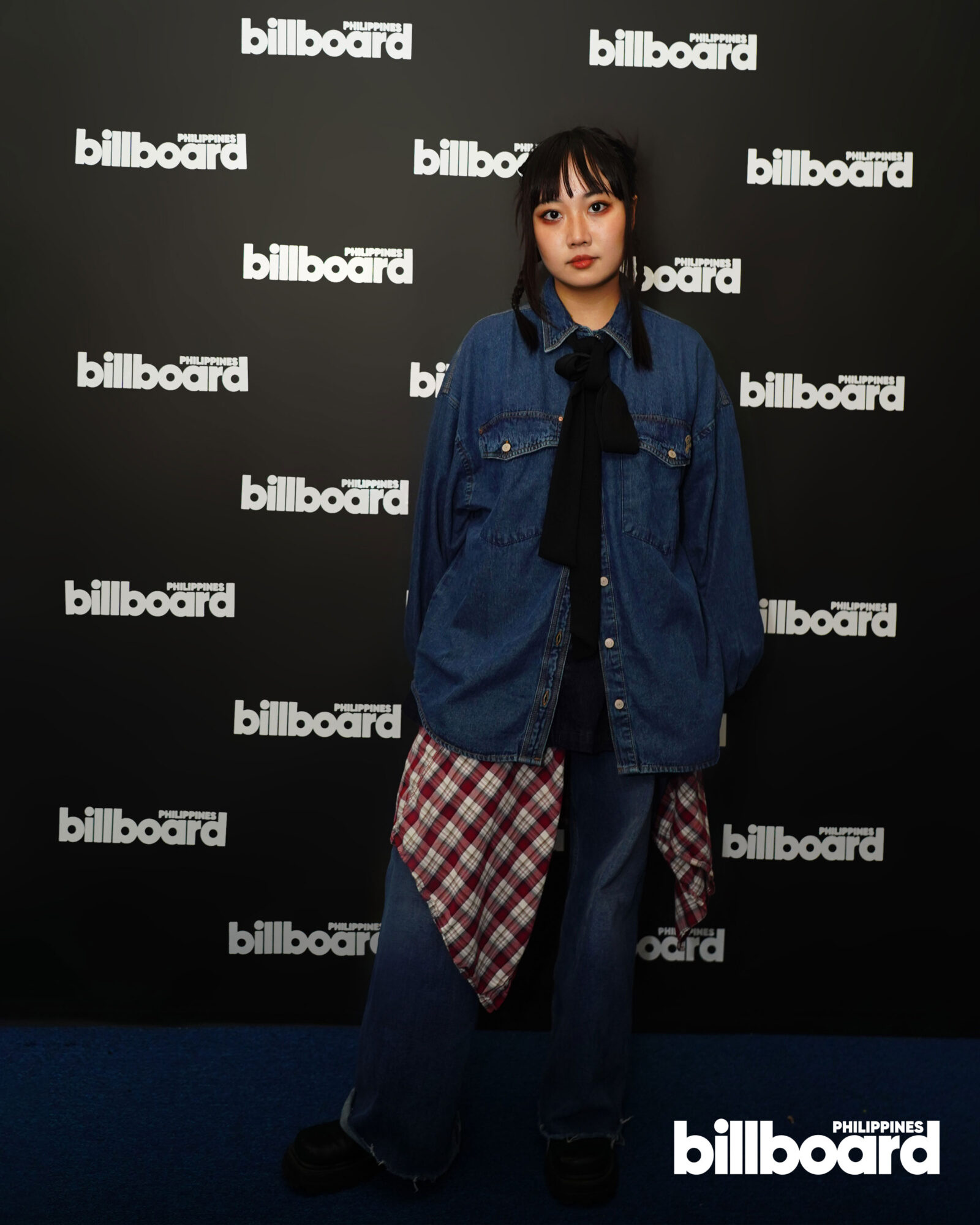 Ena Mori on the Billboard PH blue carpet