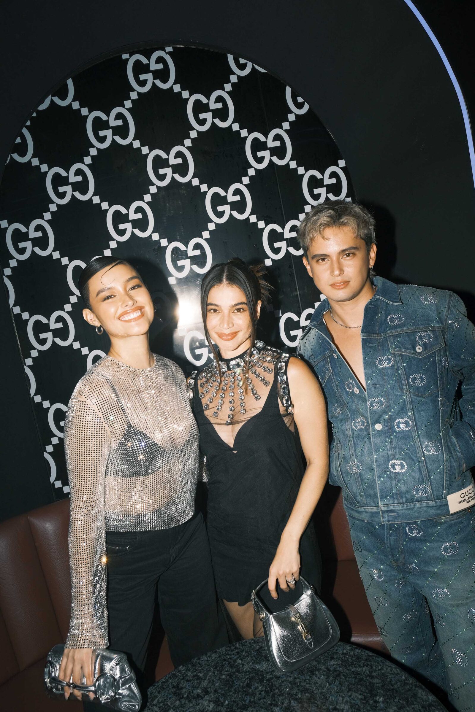 Anne Curtis, Liza Soberano, and James Reid Gucci