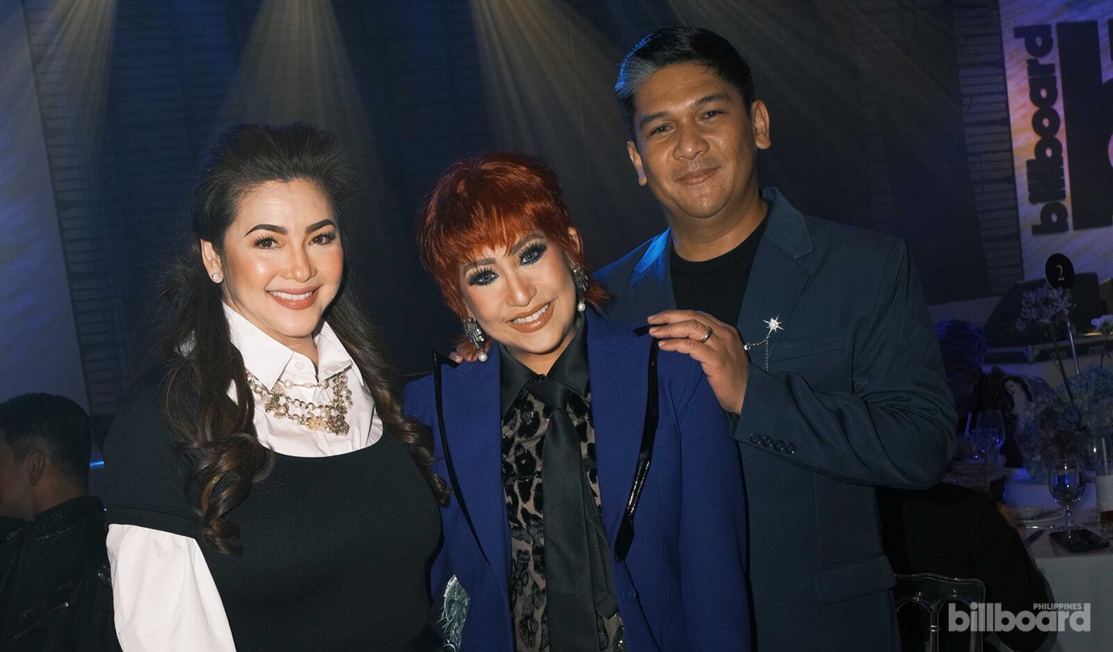 Regine Velasquez-Alcasid, Jolina Magdangal, and Mark Escueta