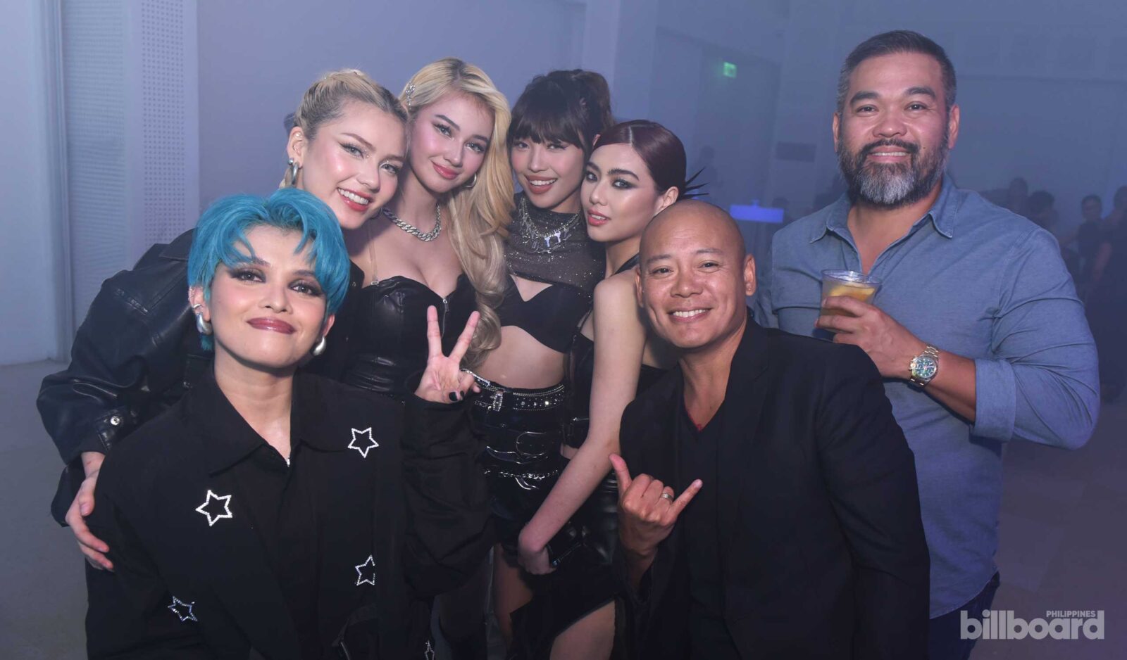 KZ Tandingan, Jaz (of G22), Alfea (of G22), AJ (of G22) Mikha (of Bini), Tony Bueno, and Jerico Salonga Fernando