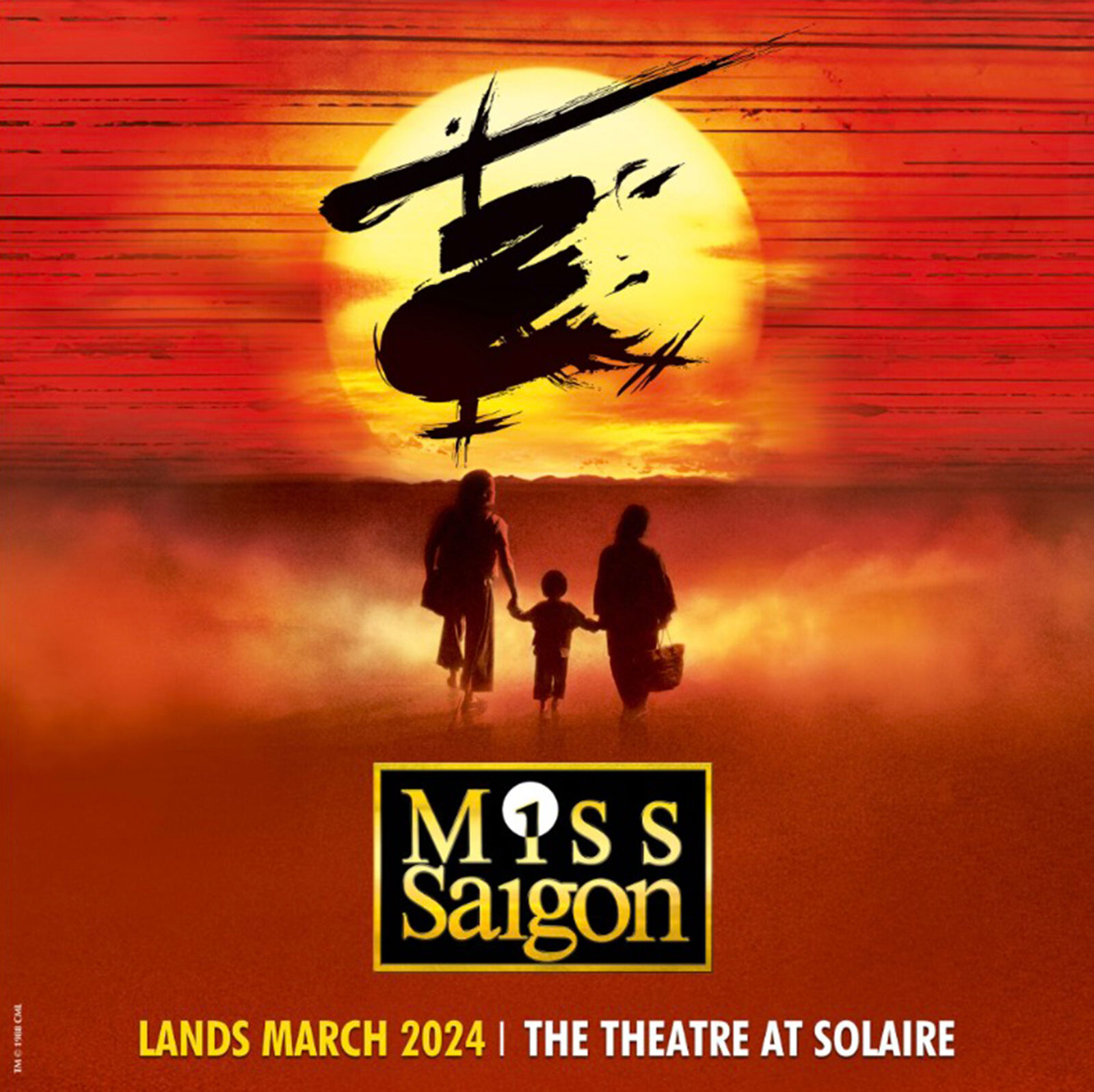 Miss Saigon in The Theater at Solaire Poster
