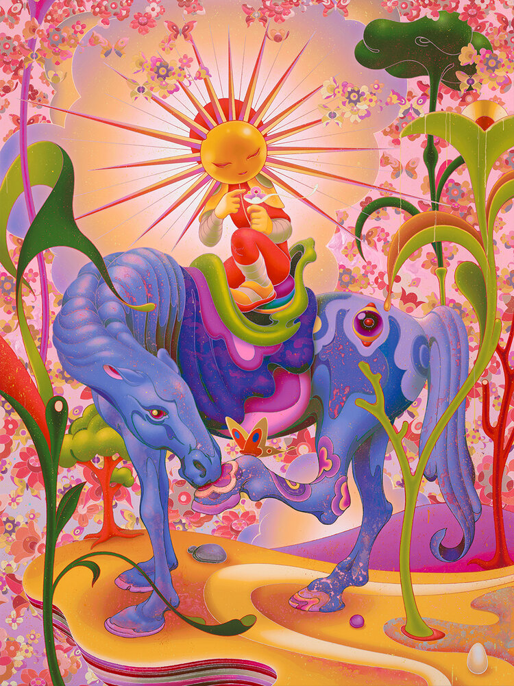 Solaria Painting by James Jean for J-Hope (of BTS)