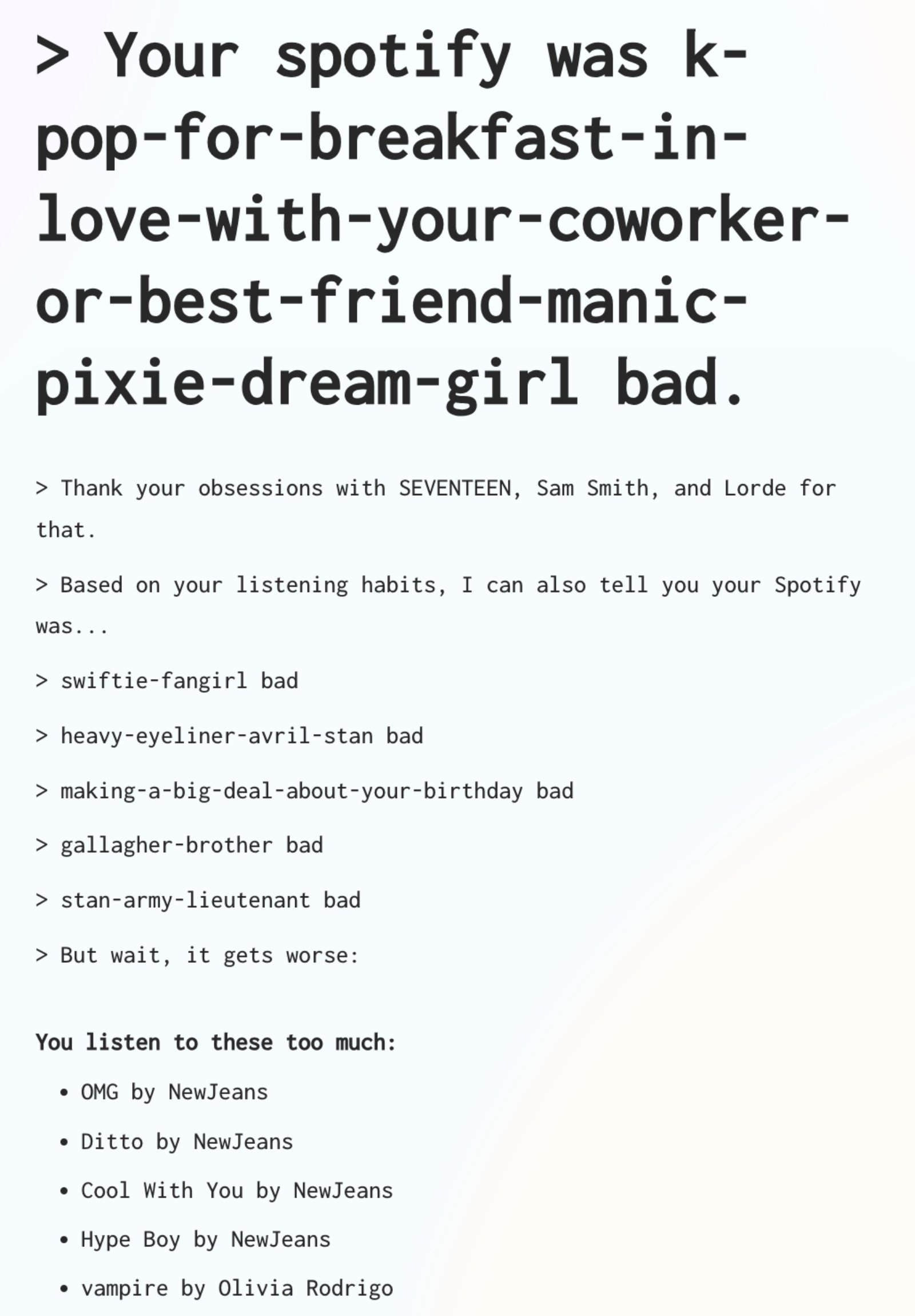 How Bad Is Your Streaming Music