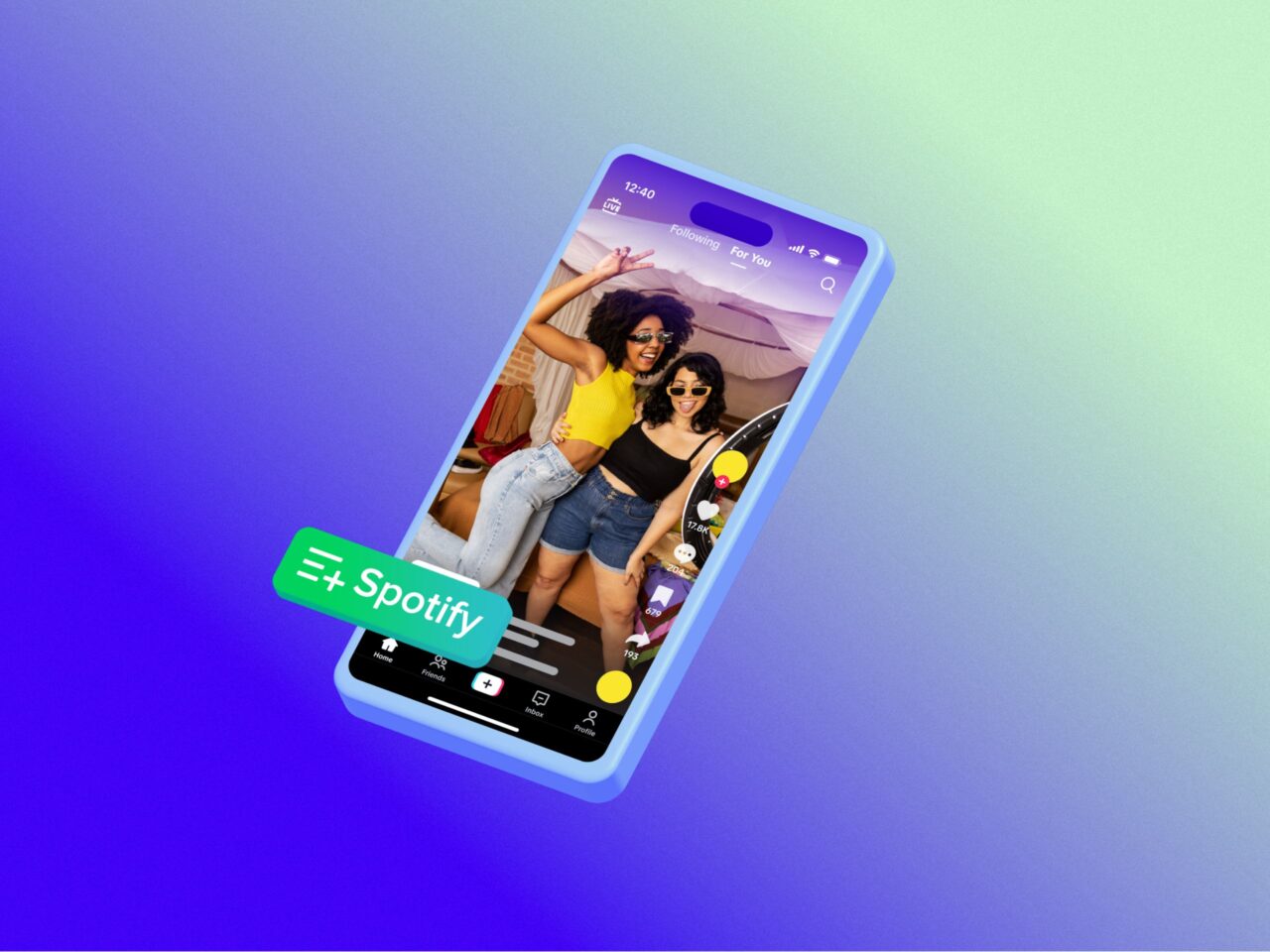 TikTok Add To Music App Feature Spotify
