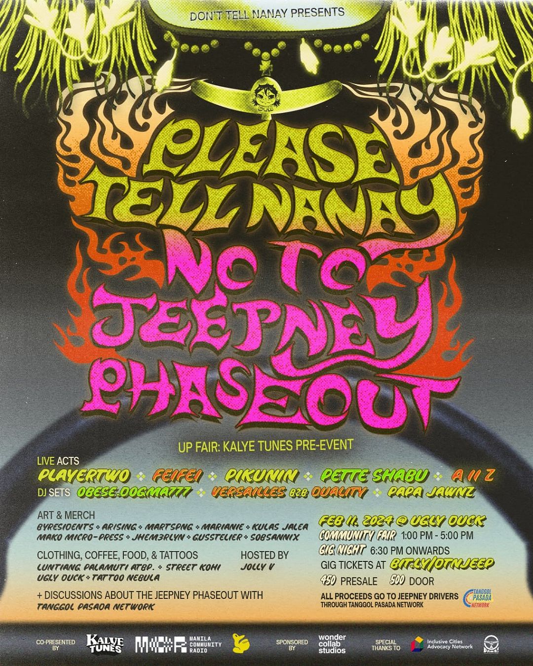 PLEASE TELL NANAY NO TO JEEPNEY PHASEOUT