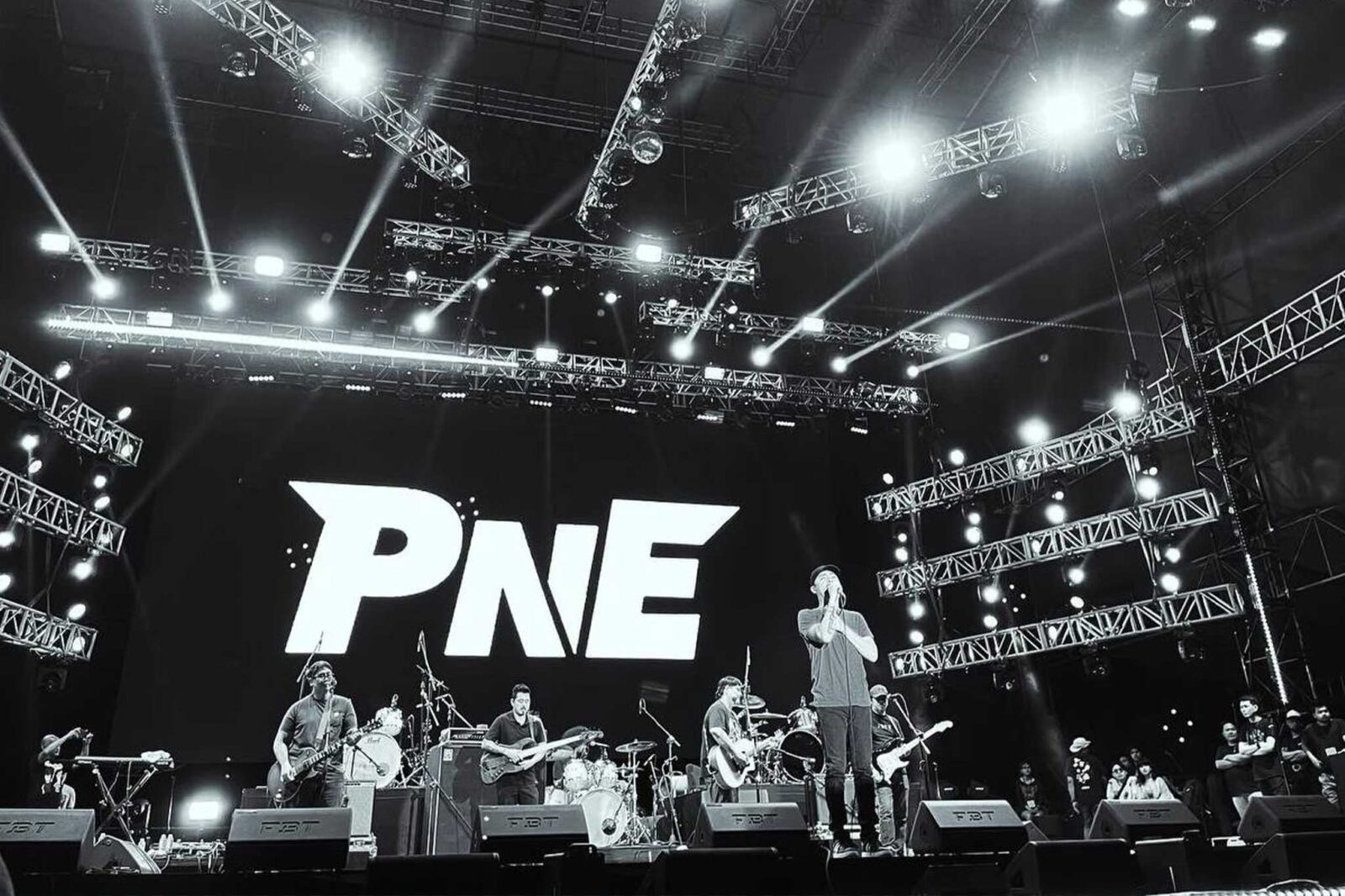 Parokya ni Edgar performing at the Clark Aurora Music Festival 2024