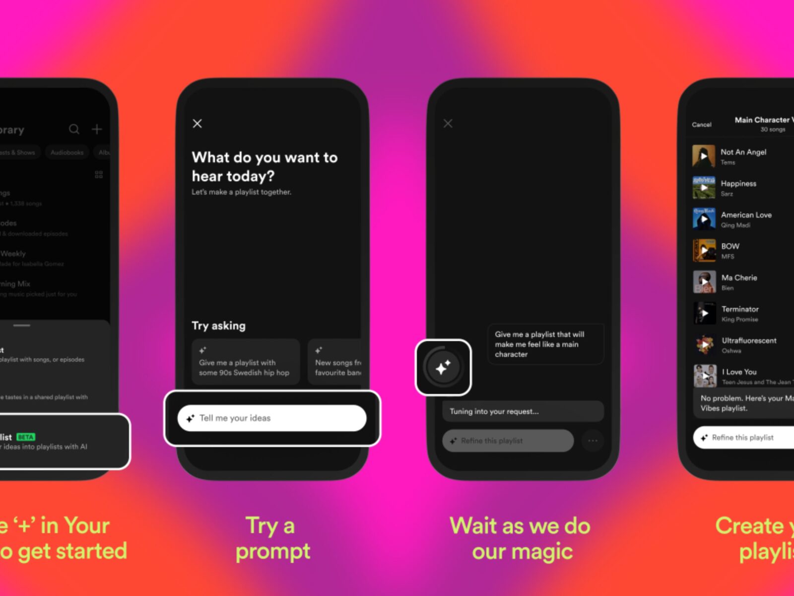 spotify ai playlist feature beta