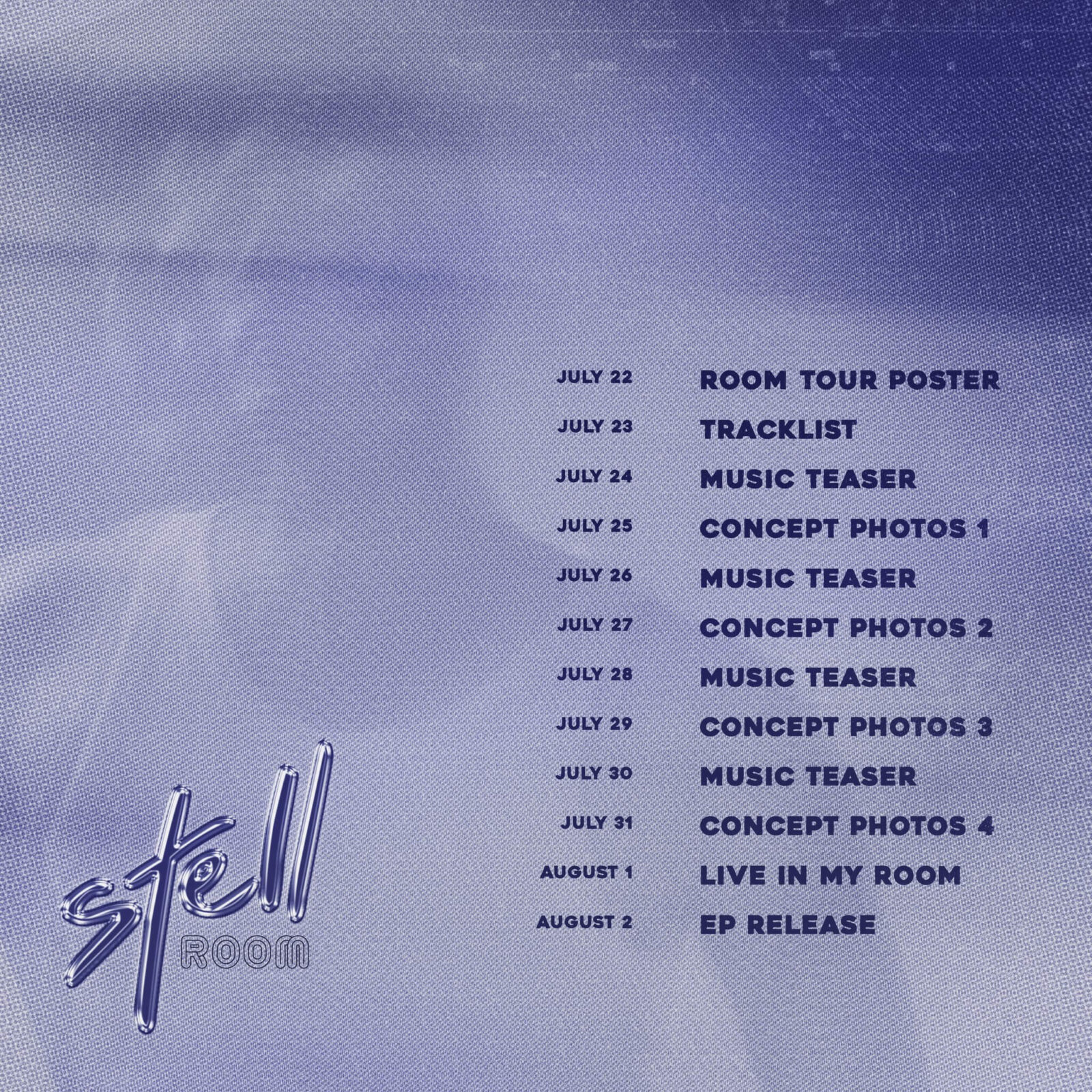 stell room ep schedule 2024