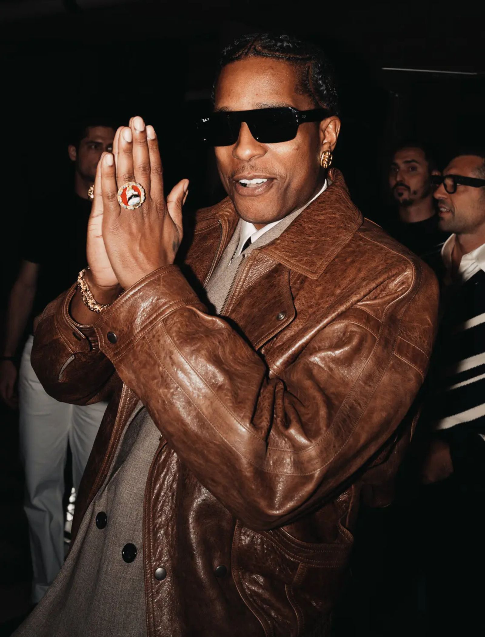 asap rocky milan fashion week rayban