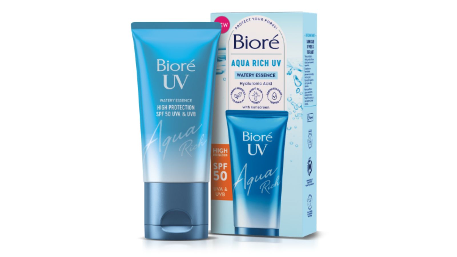 biore uv aqua rich watery essence spf50+