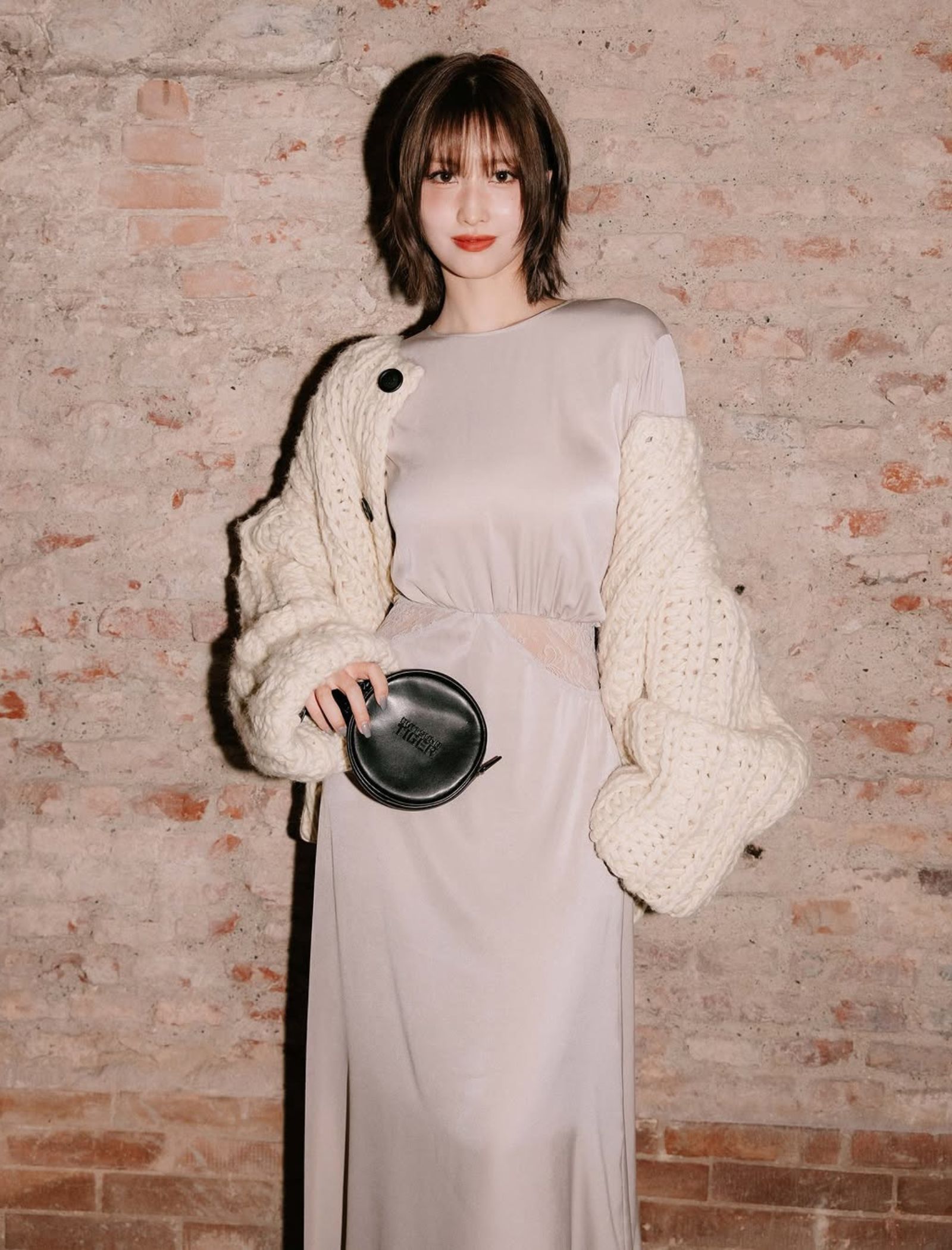 momo twice milan fashion week 2025 onitsuka tiger