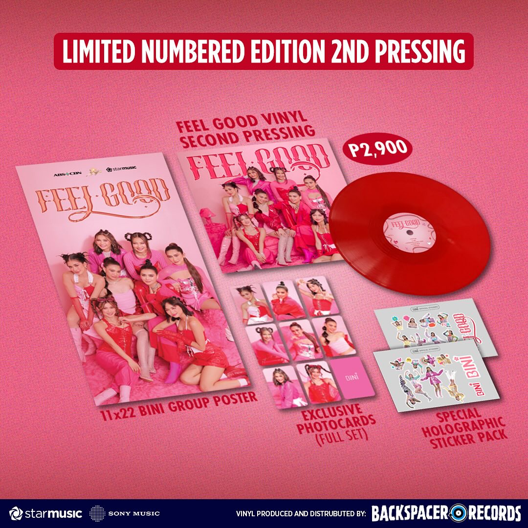 bini feel good vinyl second pressing