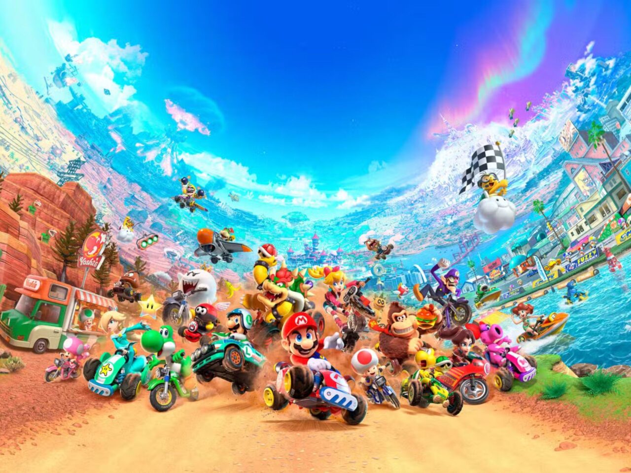 mario kart world nintendo switch 2