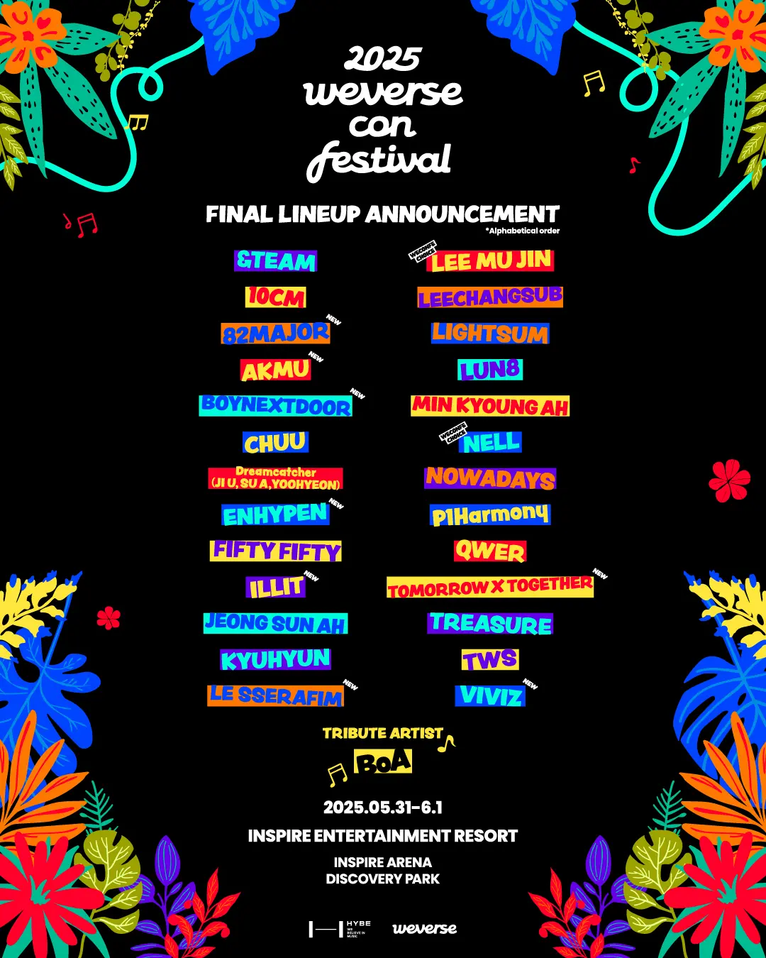 weverse con festival 2025 billboard philippines