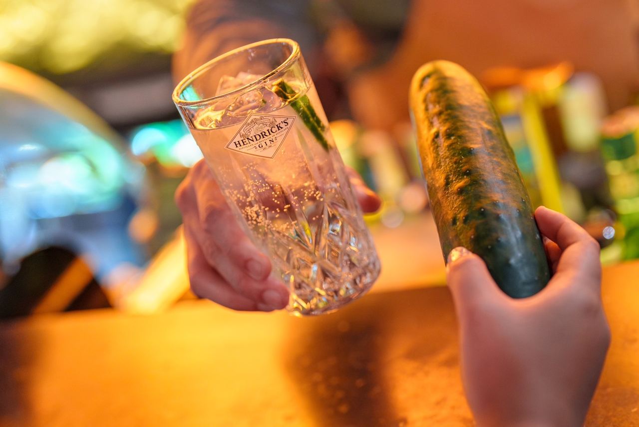 hendrick's gin cucumber cocktail