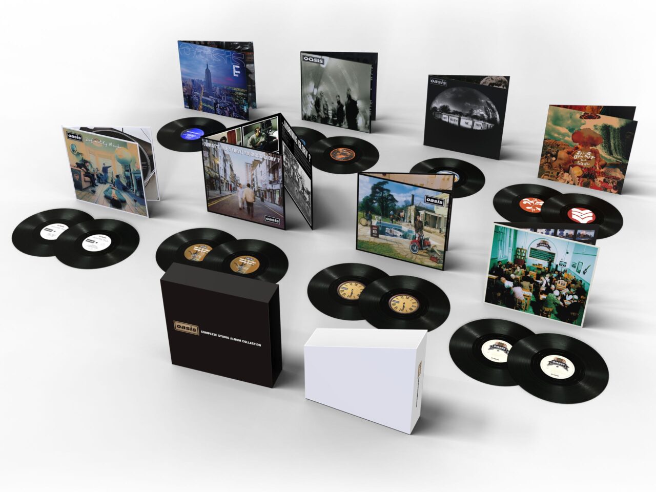 oasis complete studio album collection vinyl cd