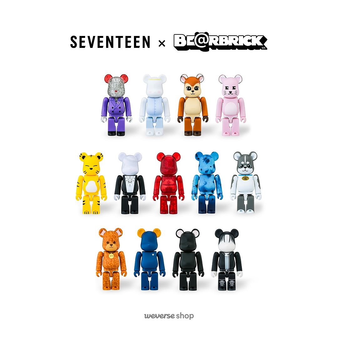 seventeen bearbrick
