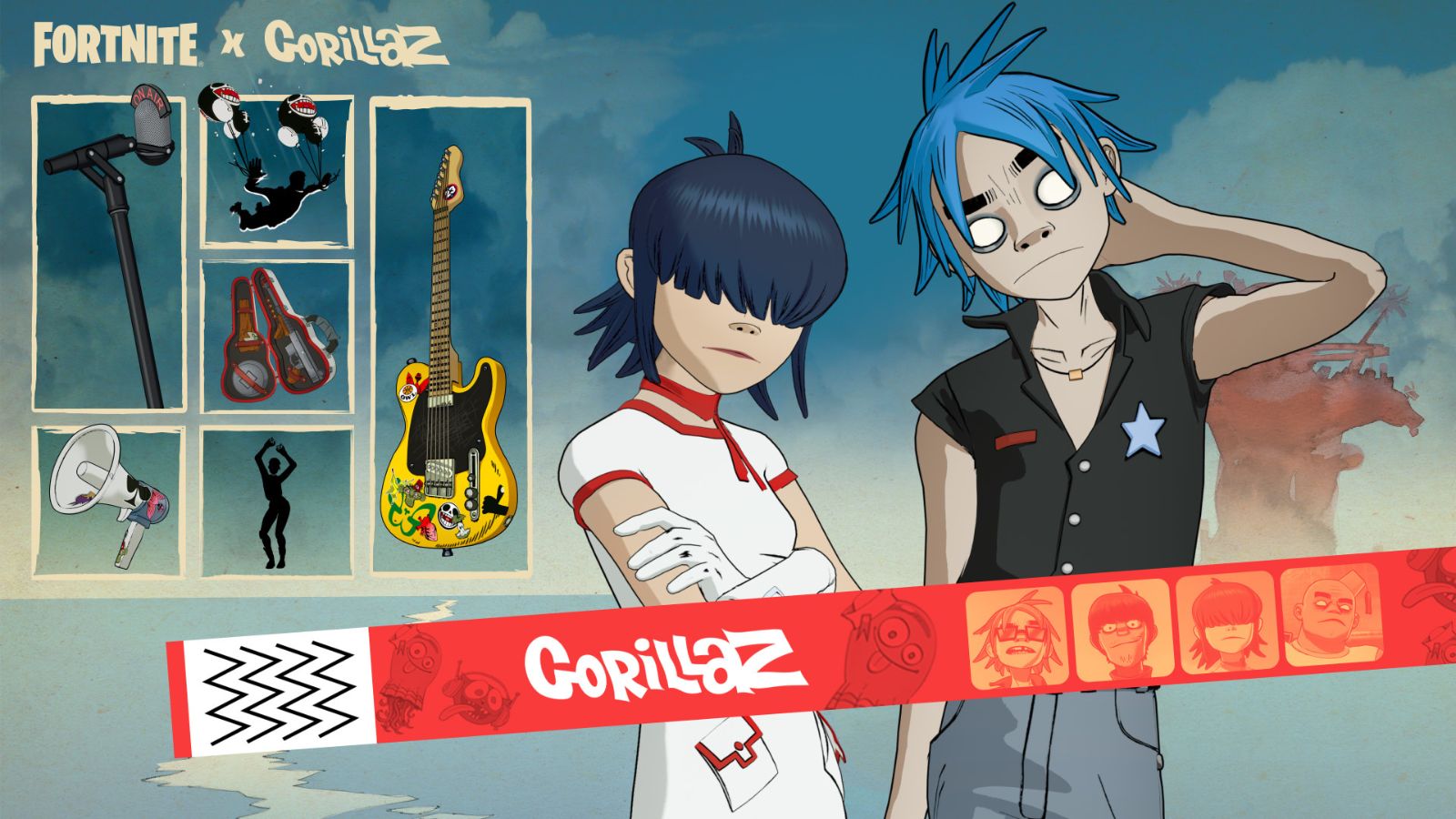 gorillaz noodle 2d