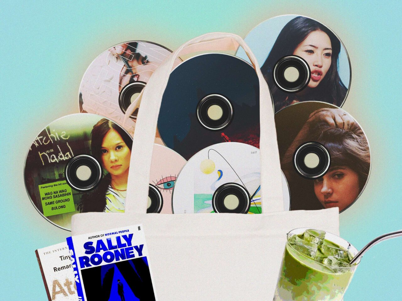 performative male matcha feminism sally rooney beabadoobee clairo mitski tote bag