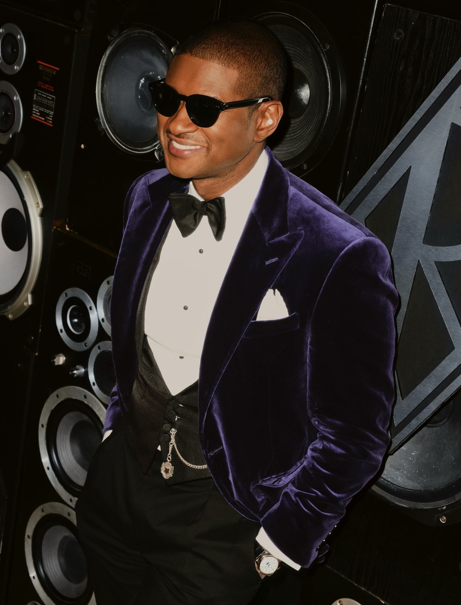 usher new york fashion week ralph lauren