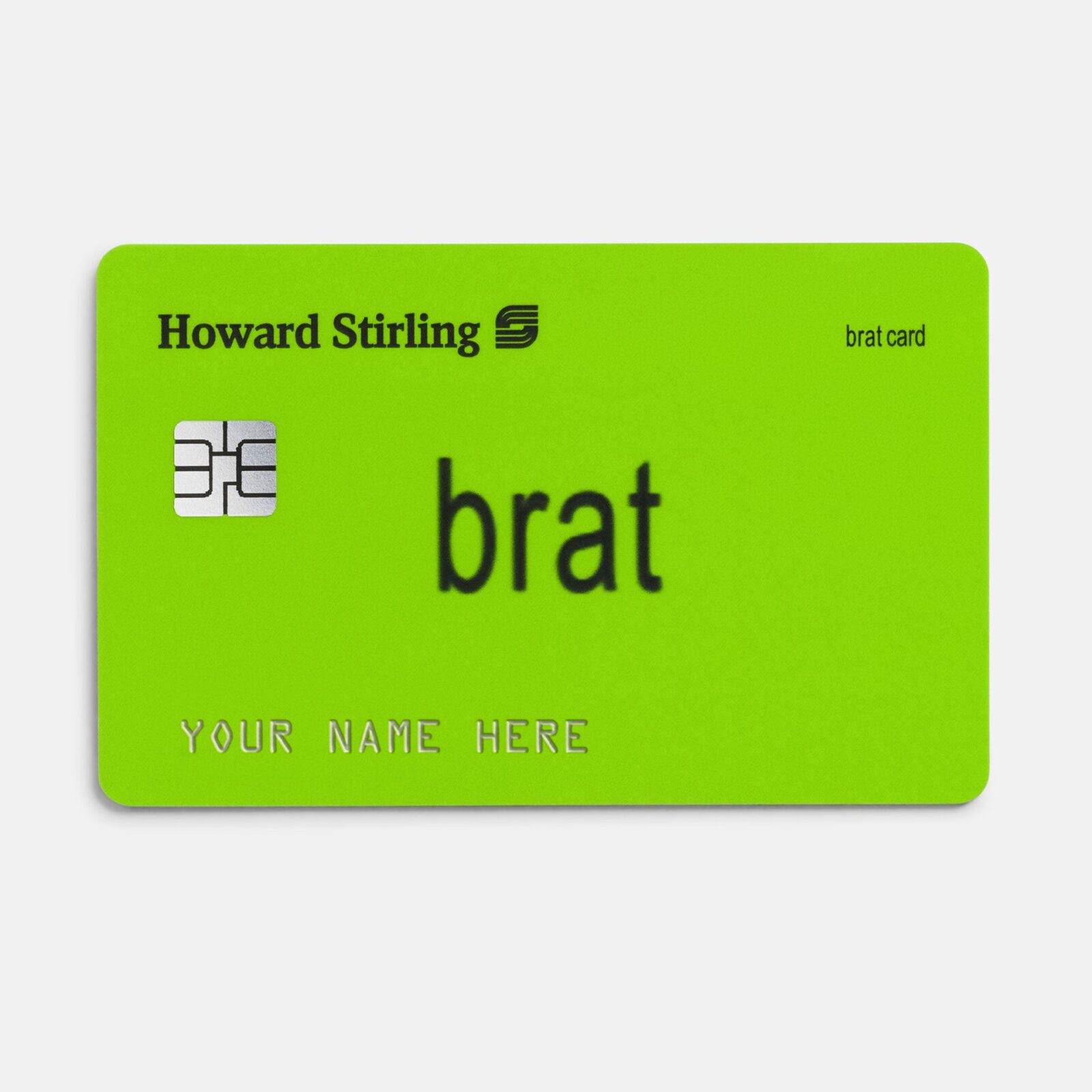 brat card howard sterling