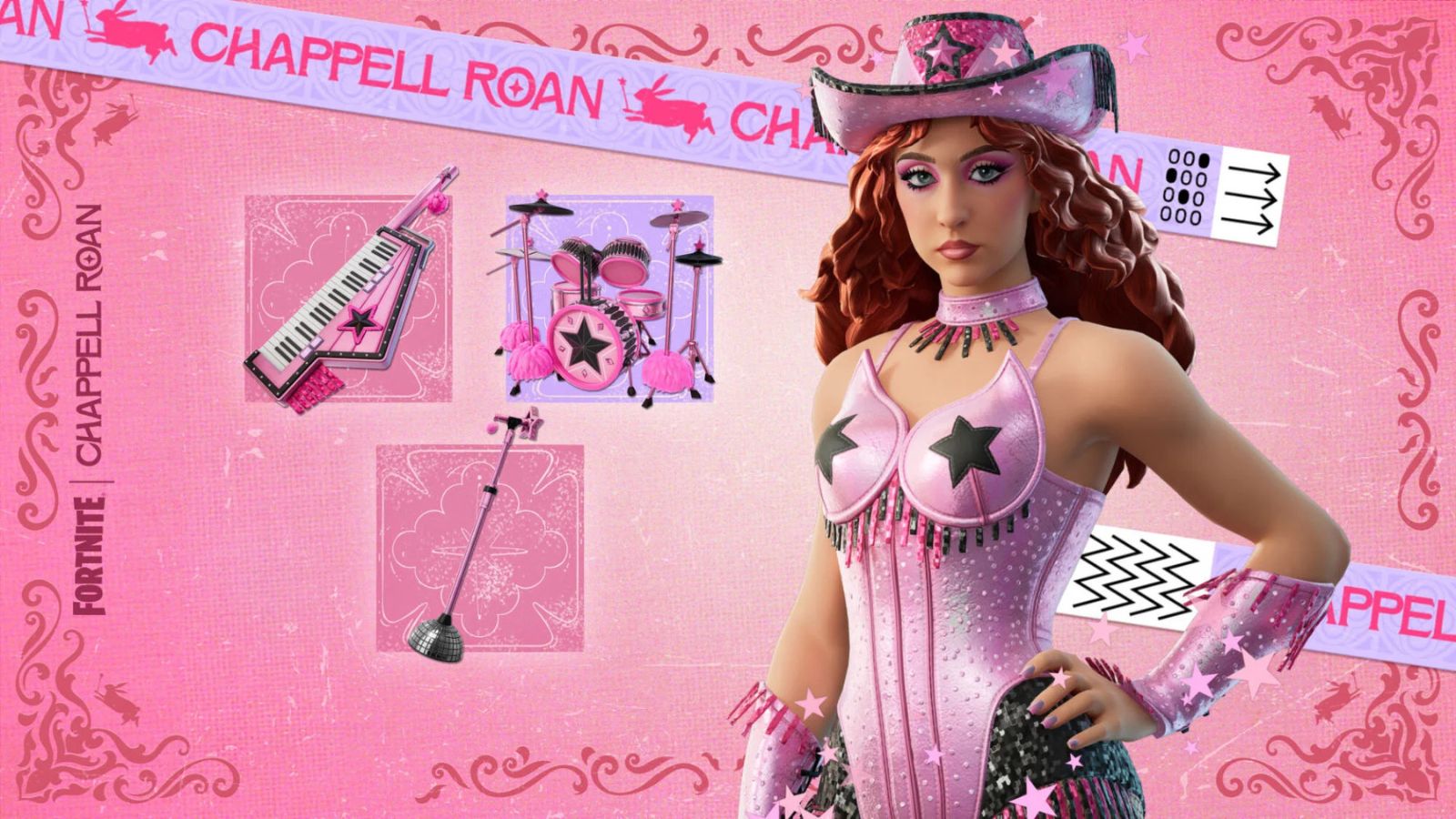 chappell roan fortnite pink outfit