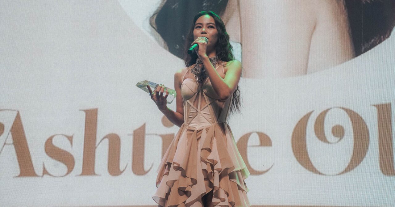 Ashtine Olviga Accepts The People’s Choice Award At Billboard Philippines Women In Music 2026