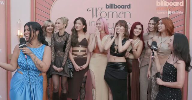 BINI WOMEN IN MUSIC 2026 BILLBOARD RED CARPET GLOBAL FORCE AWARDEE