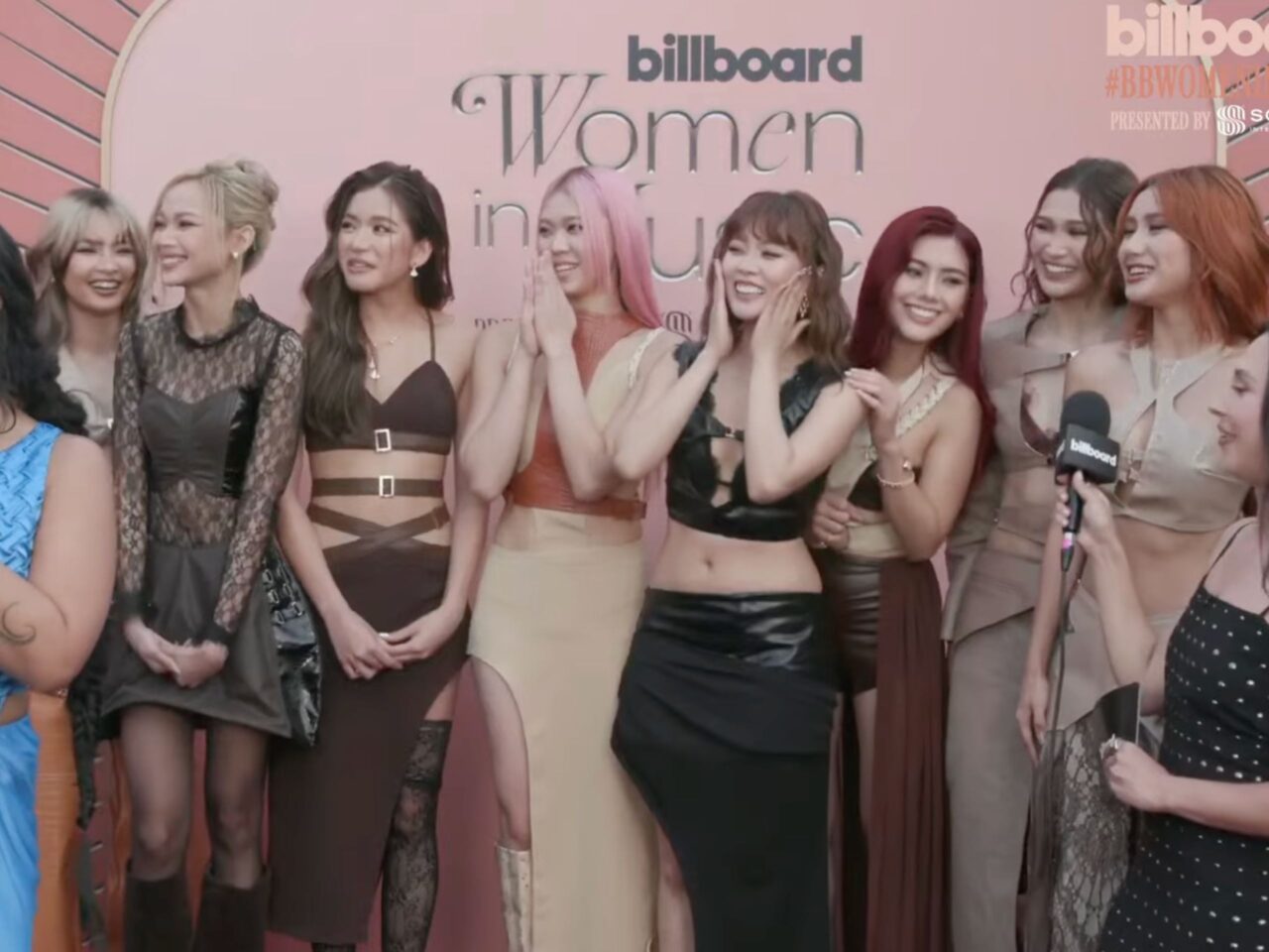 BINI WOMEN IN MUSIC 2026 BILLBOARD RED CARPET GLOBAL FORCE AWARDEE