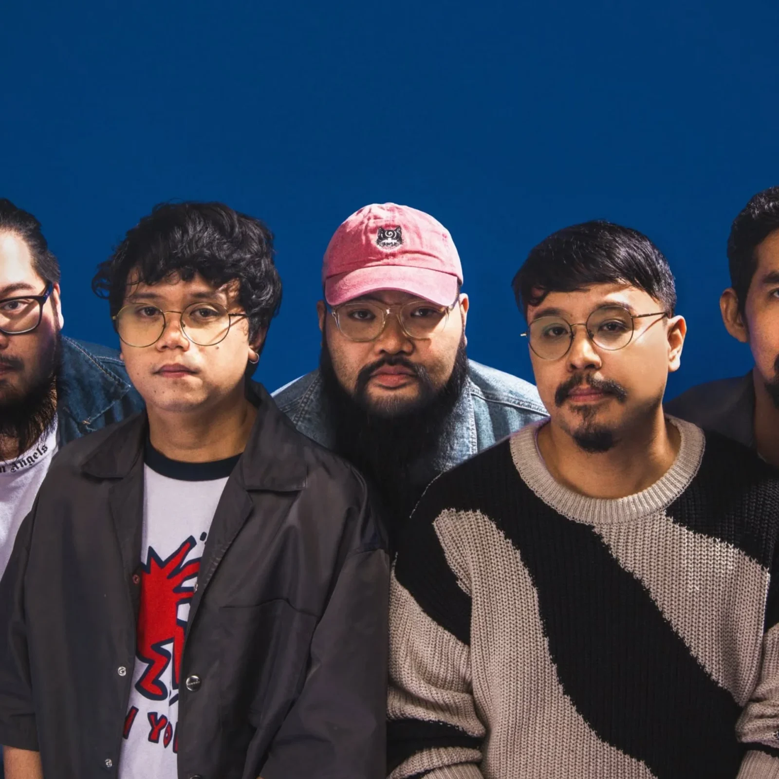 Paolo Owyong, Simon Clariza, Argee Guerrero, Kristoff Medina, and Lee De Veyra of I Belong to the Zoo for their latest single 