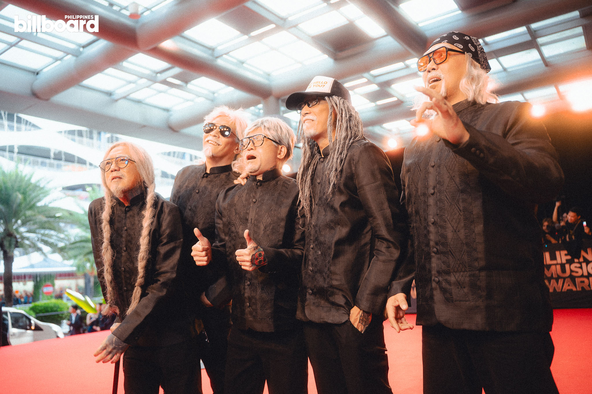 Kamikazee on the Filipino Music Awards 2026 red carpet