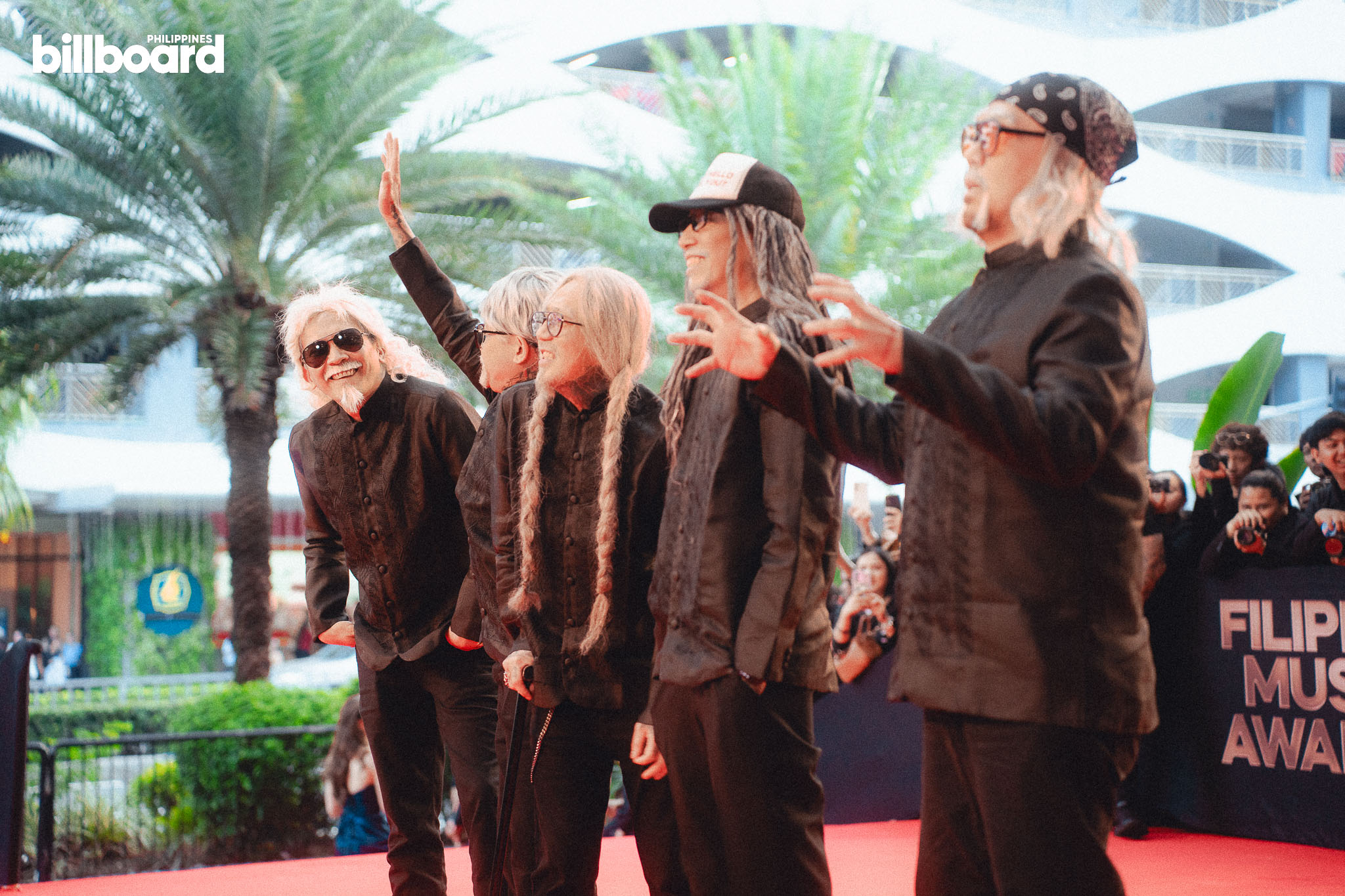 Kamikazee on the Filipino Music Awards 2026 red carpet